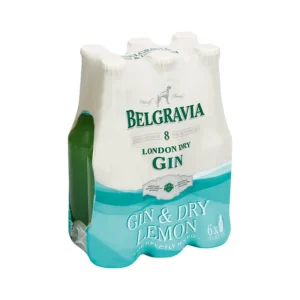 Belgravia Gin & Dry Lemon 275ml Six Pack