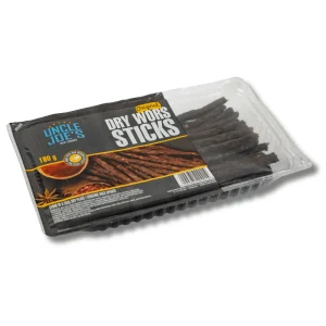 Uncle Joe’s Original Dry Wors Sticks 180g