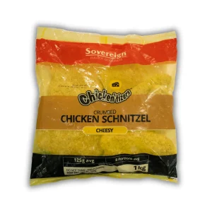 Chickentizers Crumbed Cheesy Chicken Schnitzel 1Kg