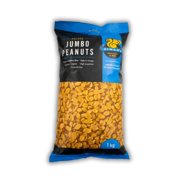 Alman's Salted Jumbo Peanuts 1KG | Fleisherei