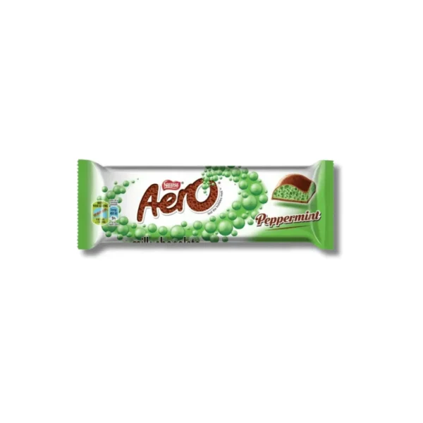 Nestle Aero Peppermint Milk Chocolate Bar 40g | Fleisherei