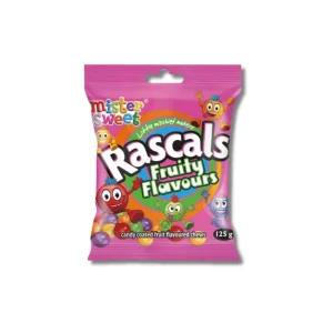 Mr Sweet Rascals Fruity Flavours 125g