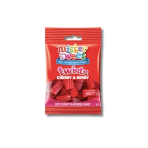 Mr Sweet Twists Cherry & Berry 60g