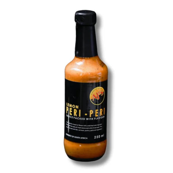 AJ's Lemon Peri-Peri Sauce 250ML | Fleisherei