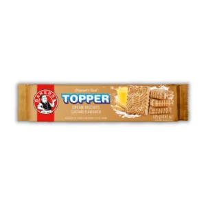 Bakers Topper Custard Biscuits 125g