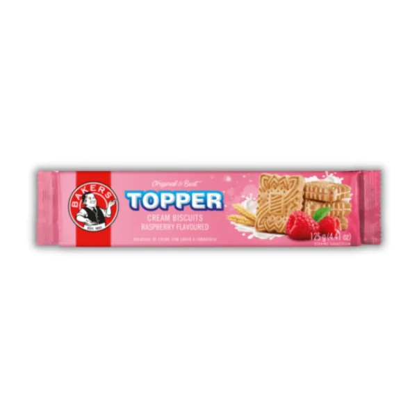 Bakers Topper Raspberry Biscuits 125g | Fleisherei Online Store