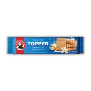 Bakers Topper Vanilla Biscuits 125g