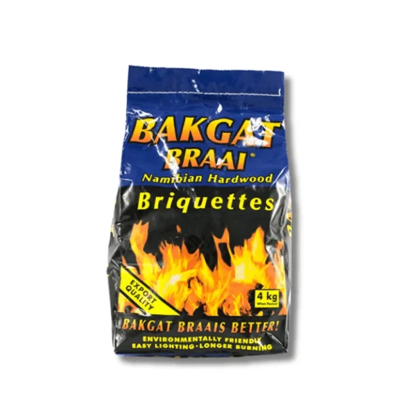 Bakgat Braai Briquettes 4KG | Fleisherei Online Store