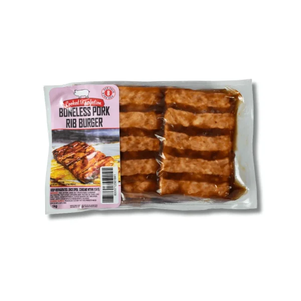 Boneless Pork Rib Burger 20kg | Wholesale & Catering | Fleisherei Online Store