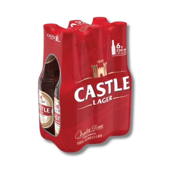 Castle Lager 330ML Six Pack | Fleisherei