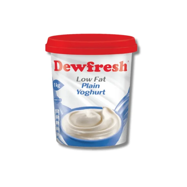 Dewfresh Low Fat Plain Yoghurt 1kg | Fleisherei