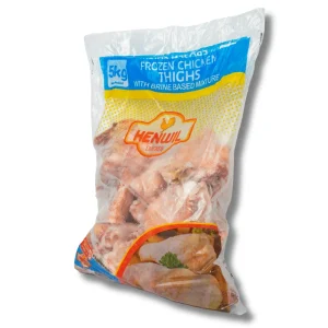 Henwil Frozen Chicken Thighs with Brine Based Mixture 5KG