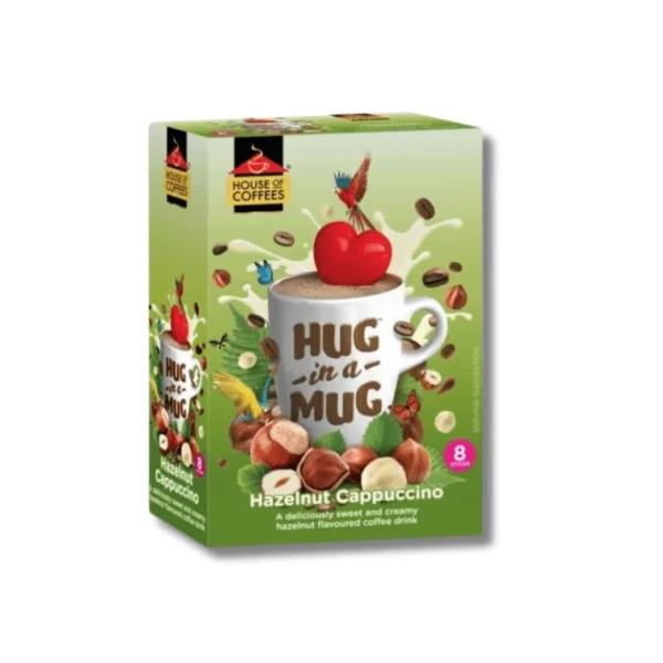 Hug in a Mug Hazelnut Cappuccino 8 Sticks | Fleisherei
