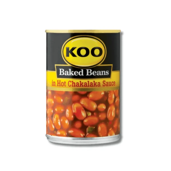KOO Baked Beans in Hot Chakalaka Sauce 410g | Fleisherei Online Store