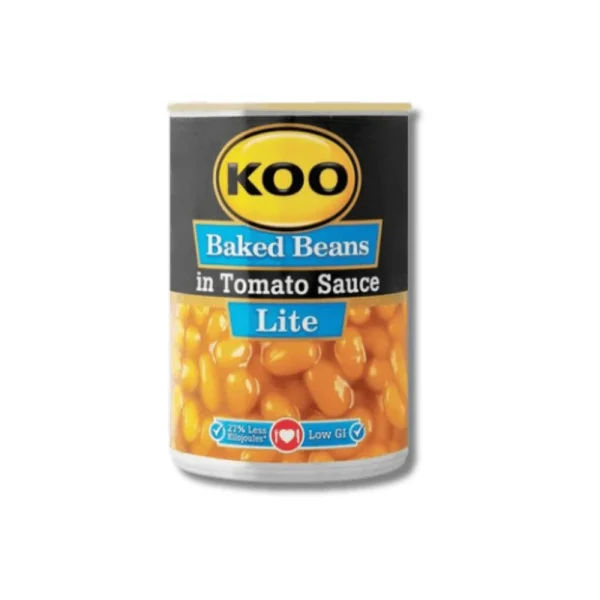 KOO Baked Beans in Tomato Sauce Lite 410g | Fleisherei Online Store