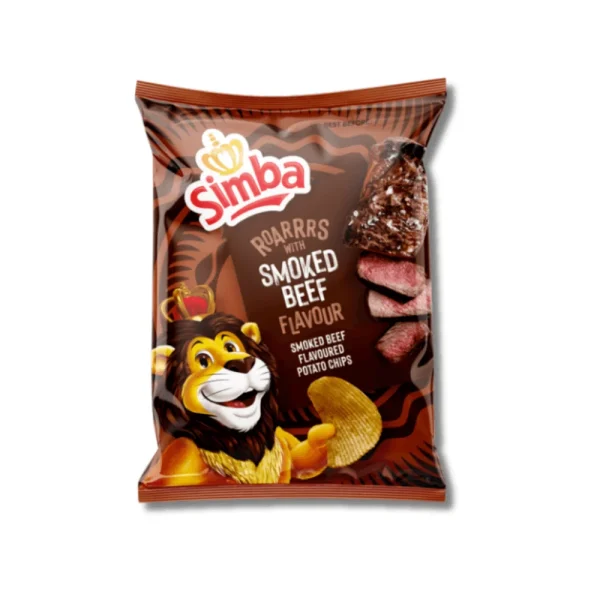 Simba Smoked Beef Chips 120g | Fleisherei