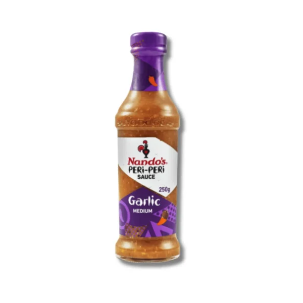 Nando's Peri-Peri Sauce Garlic Medium 250g | Fleisherei