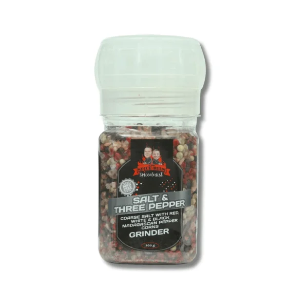 Spiceologist Salt & Three Pepper Grinder 200g | Fleisherei