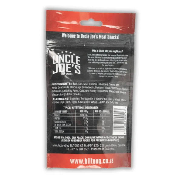 Uncle Joe's Chilli Snapsticks 80g | Fleisherei