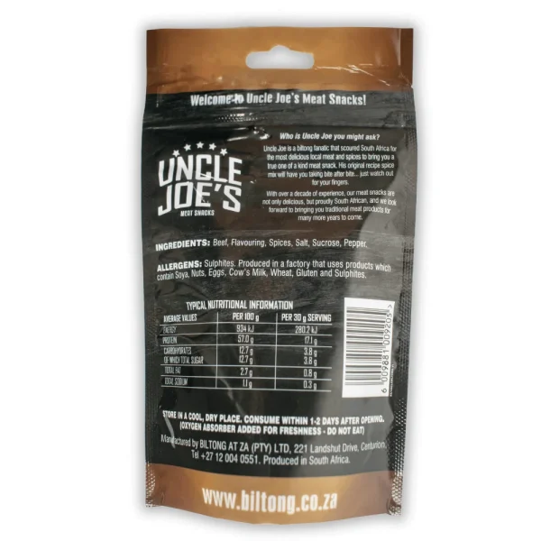 Uncle Joe's Original Biltong 80g | Fleisherei