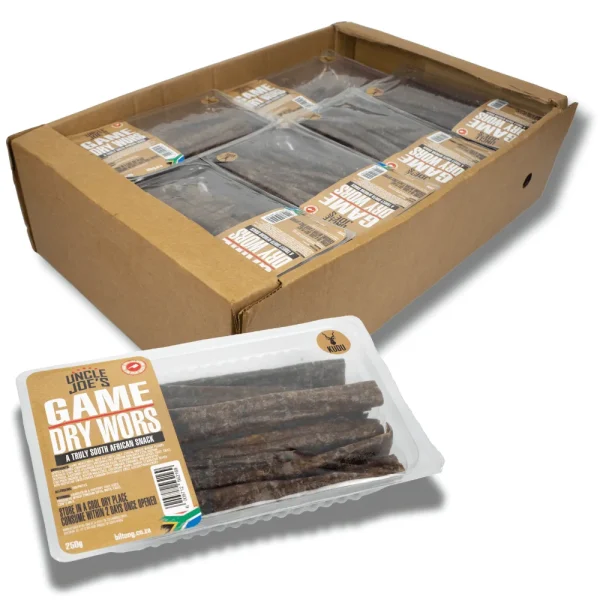 Uncle Joe's Game Dry Wors 30x250g | Wholesale | Fleisherei Online Store