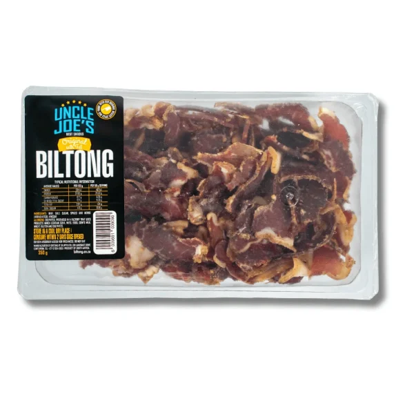 Uncle Joe's Original Biltong with Fat 12x350g | Wholesale | Fleisherei Online Store