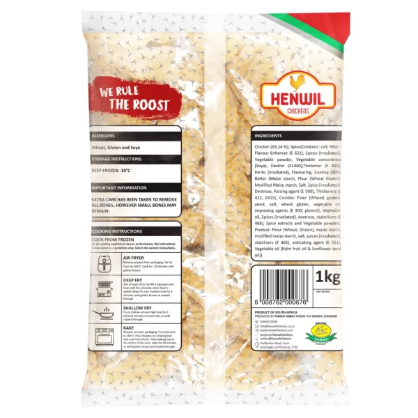 1Kg Henwil Crumbed Chicken Schnitzel - Image 2