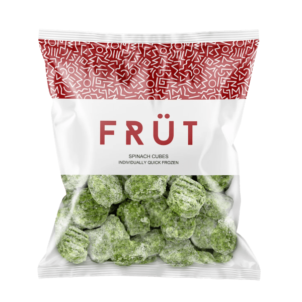 FRUT Frozen Spinach Cubes, premium quality frozen spinach by Fleisherei Online Butchery