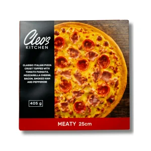 Cleo’s Kitchen Pizza Meaty (Frozen) 415g