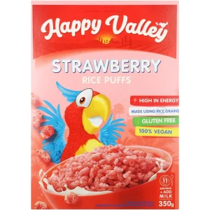 Happy Valley Strawberry Rice Puffs 350g