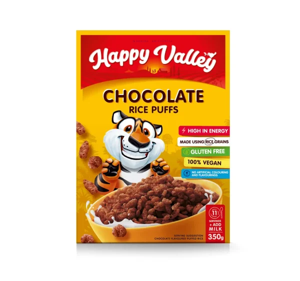 Happy Valley Chocolate Rice Puffs 350g