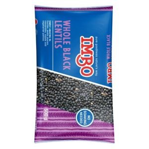 Imbo Black Lentils 500g