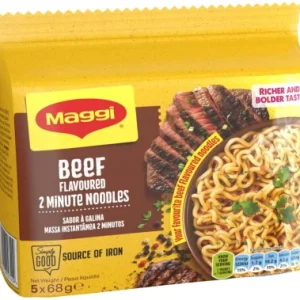 MAGGI 2-Minute Noodles, Beef 5 x 68g